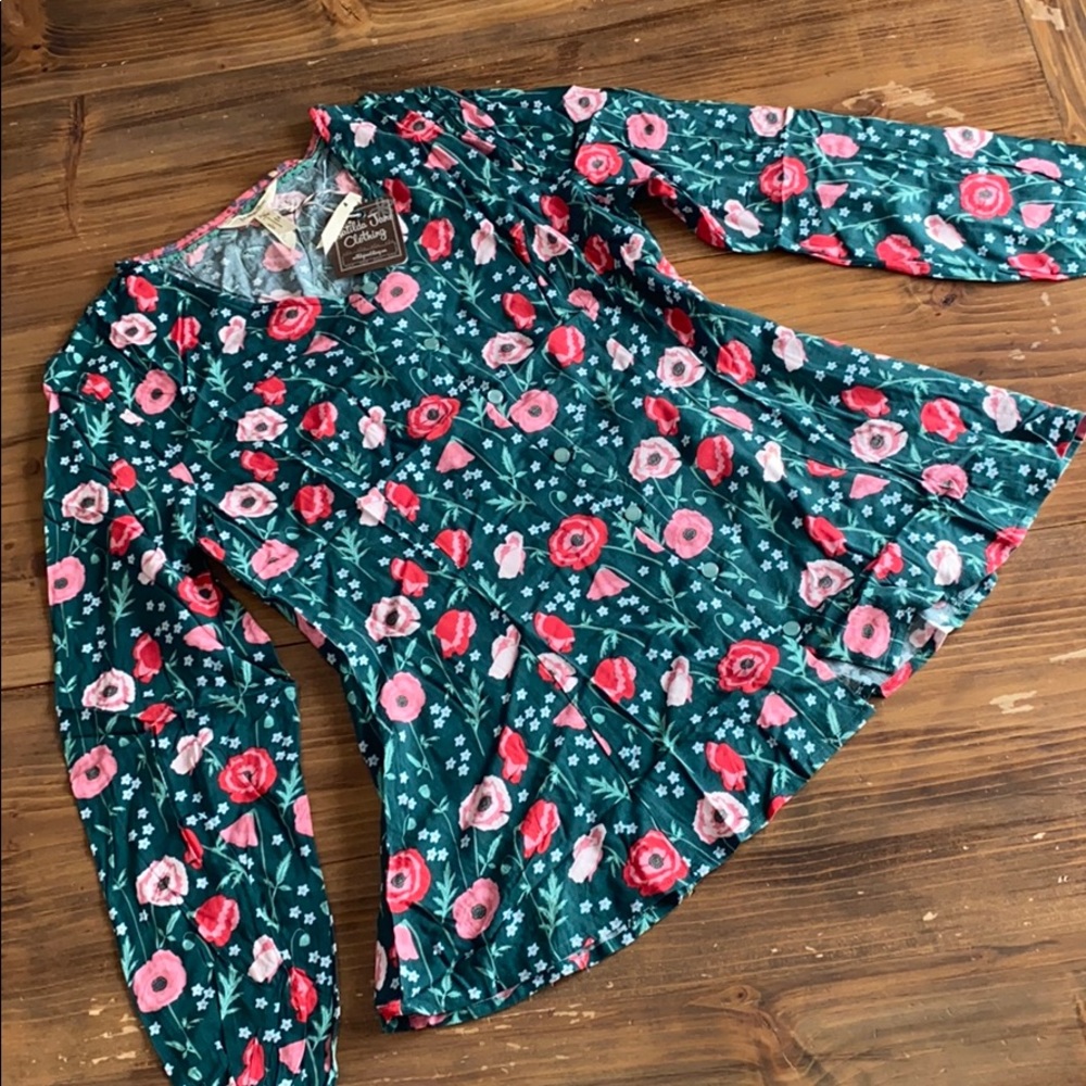 Matilda Jane Yesteryear floral tunic size M